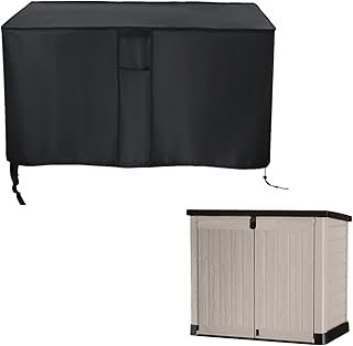 Hohong Outdoor Storage Shed Cover for Keter Store It Out Pro,Waterproof Garden Shed Cover Patio Storage Bike Shed Covers-1…