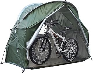 Outdoor Storage Tent Bike Tent Cover with Vertical Spacious Interiors, Storage Shed Freedom to Store Outdoor Essentials (G…