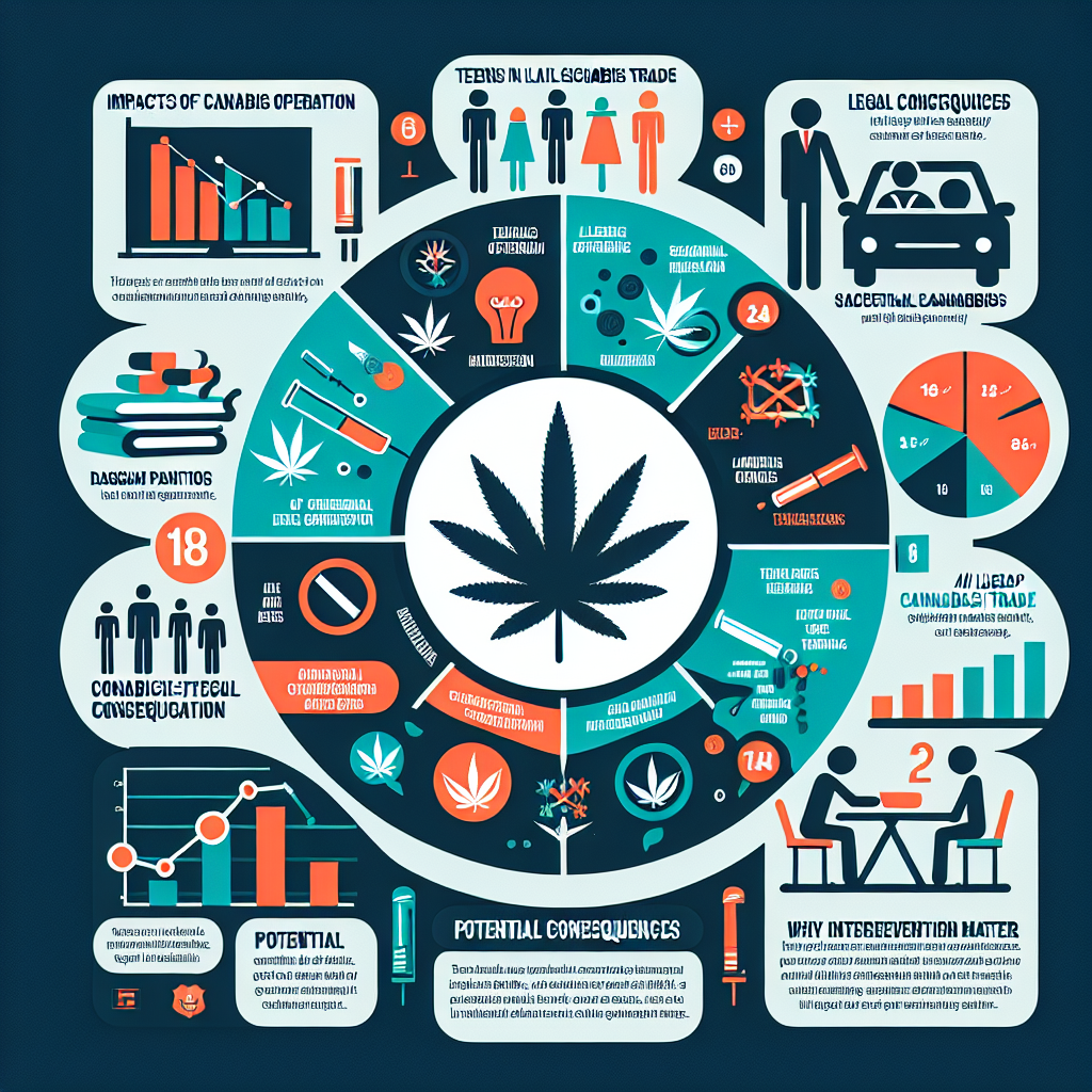 Infographic for Teen's Cannabis Operation Exposed: Legal Consequences Highlighted